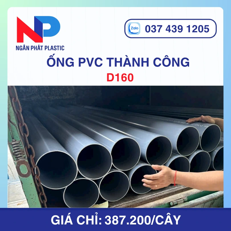 Ống uPVC D160 Thành Công